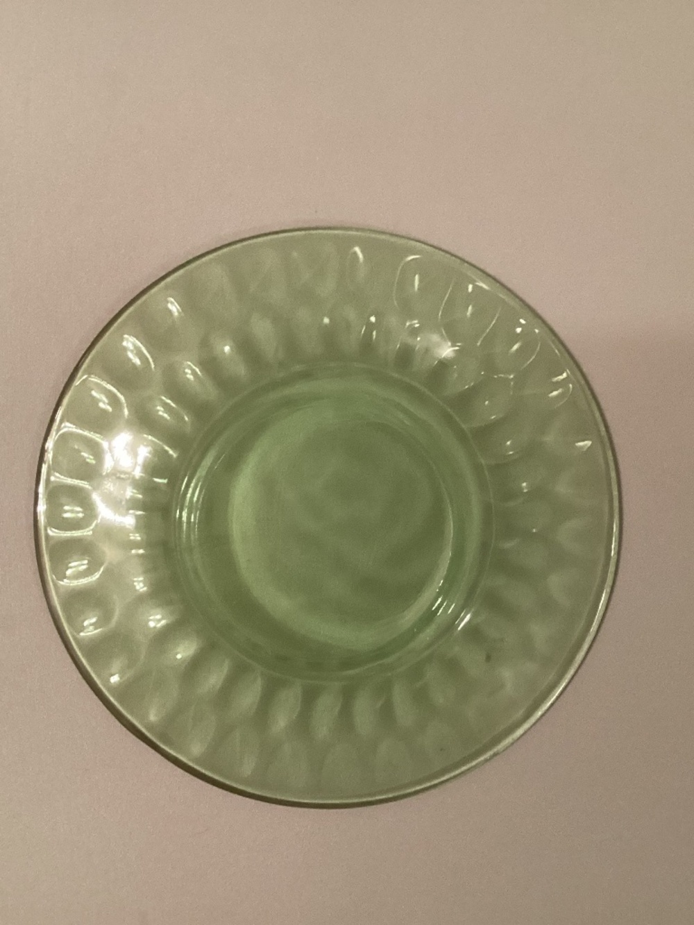 Vintage Thumbprint saucer (6”)
